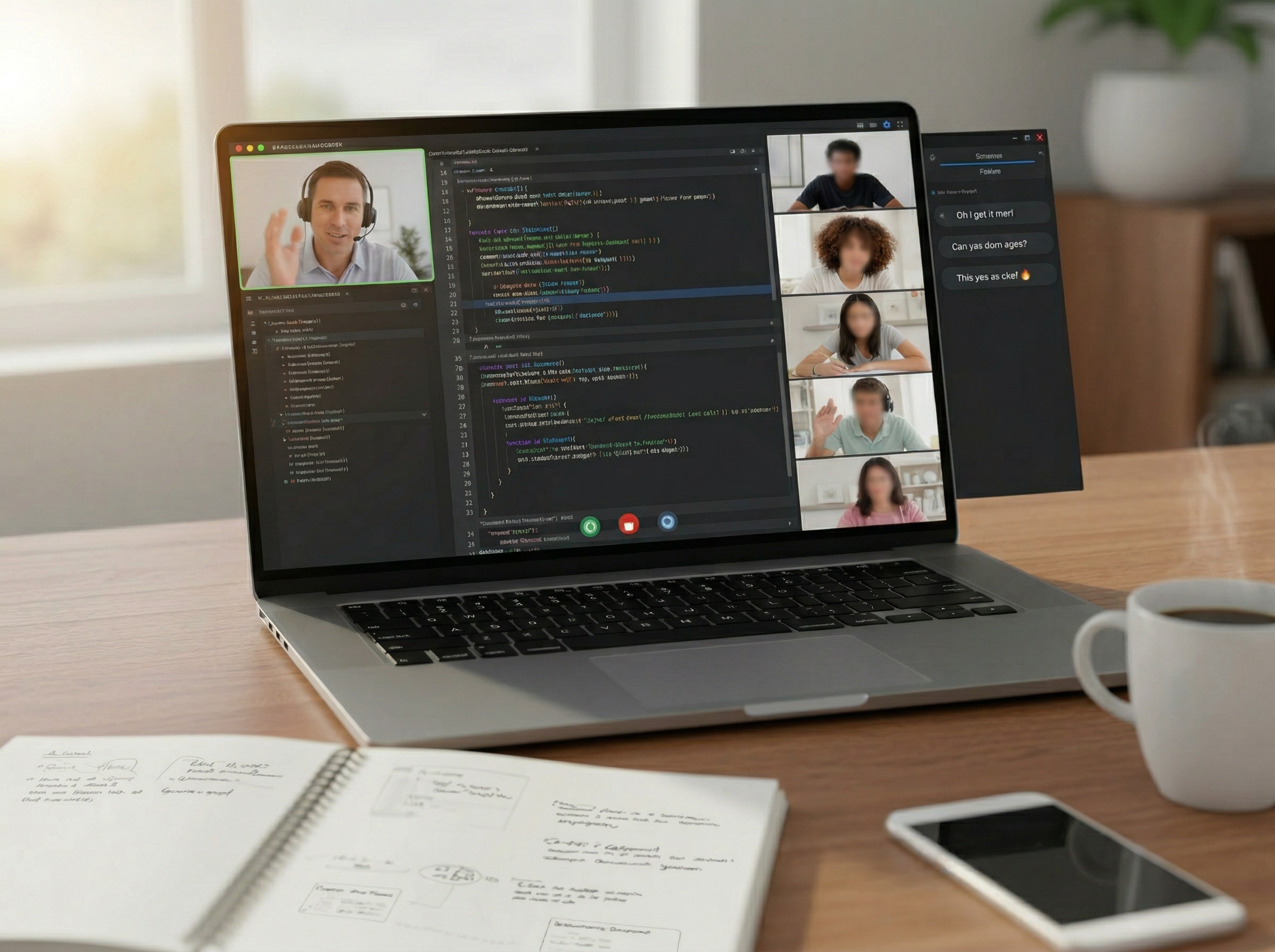 Sesión de codificación en vivo