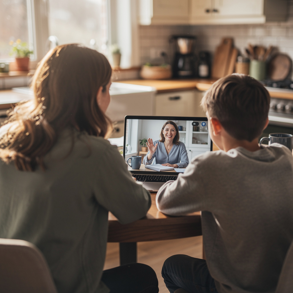 Sesión de tutoría individual de IA